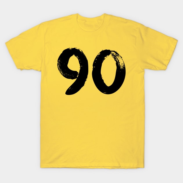 Number 90 T-Shirt by Erena Samohai